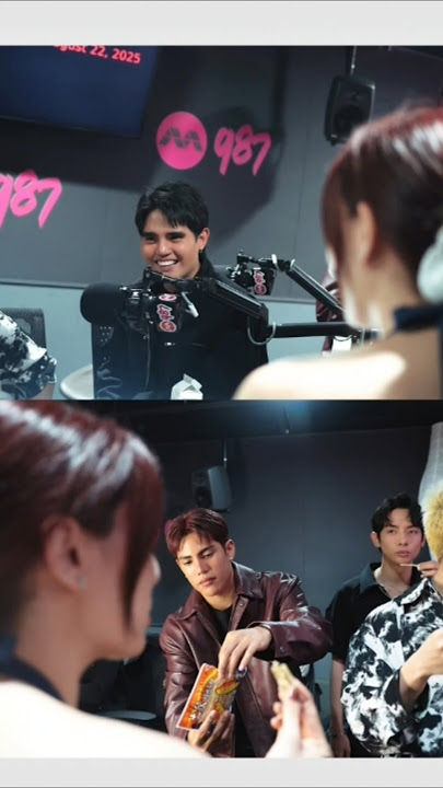 Fun chat and happy convo during guesting in Singapore local radio w/ DJ & SB19..