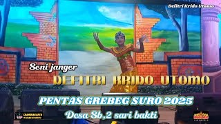 Seni Janger Banyuwangi  Defitri Krido Utomopentas Grebeg Suro 2025 Desa Sb2 Sari Bakti