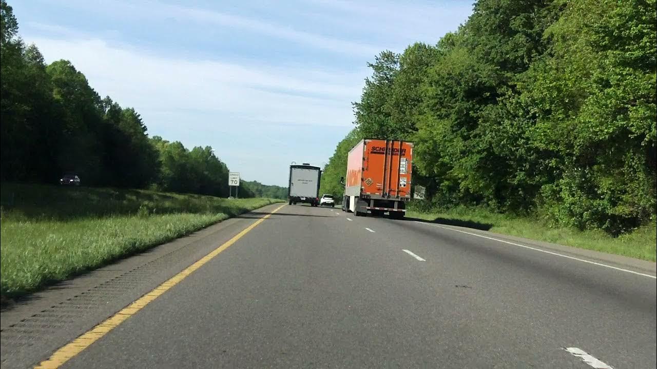 Interstate 77 North Carolina (Exits 101 to 93) southbound YouTube