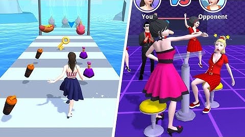 girl runner 3d gameplay all levels android.ios new update 🚶‍♀️👏