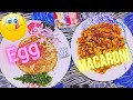 Egg Omelette Macaroni With Cheese | Egg Macaroni Pasta Recipe #Shorts