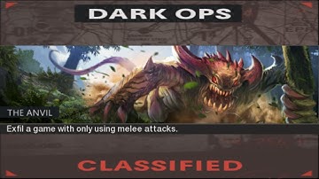 CALL OF DUTY BLACK OPS COLD WAR | ZOMBIES DARK OPS *EXFIL A GAME WITH ONLY USING MELEE ATTACKS*