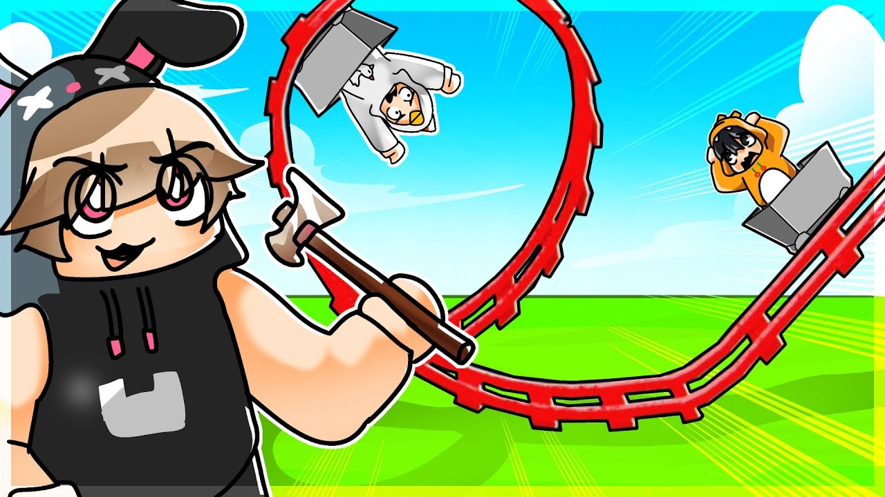 AKU BUAT ROLLER COASTER PALING EKSTREM DAN PANJANG!!