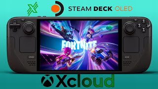 Fortnite on Steam Deck OLED/Xbplay