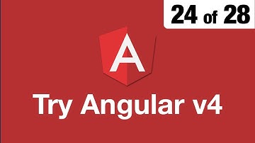 Try Angular v4 // 24 of 28 // Router Link & Improved Navigation