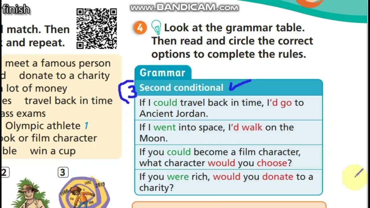 انجليزي سابع صفحة 23 فصل ثاني second conditional المجرة في الانجليزي المنهاج الجديد المساعيد