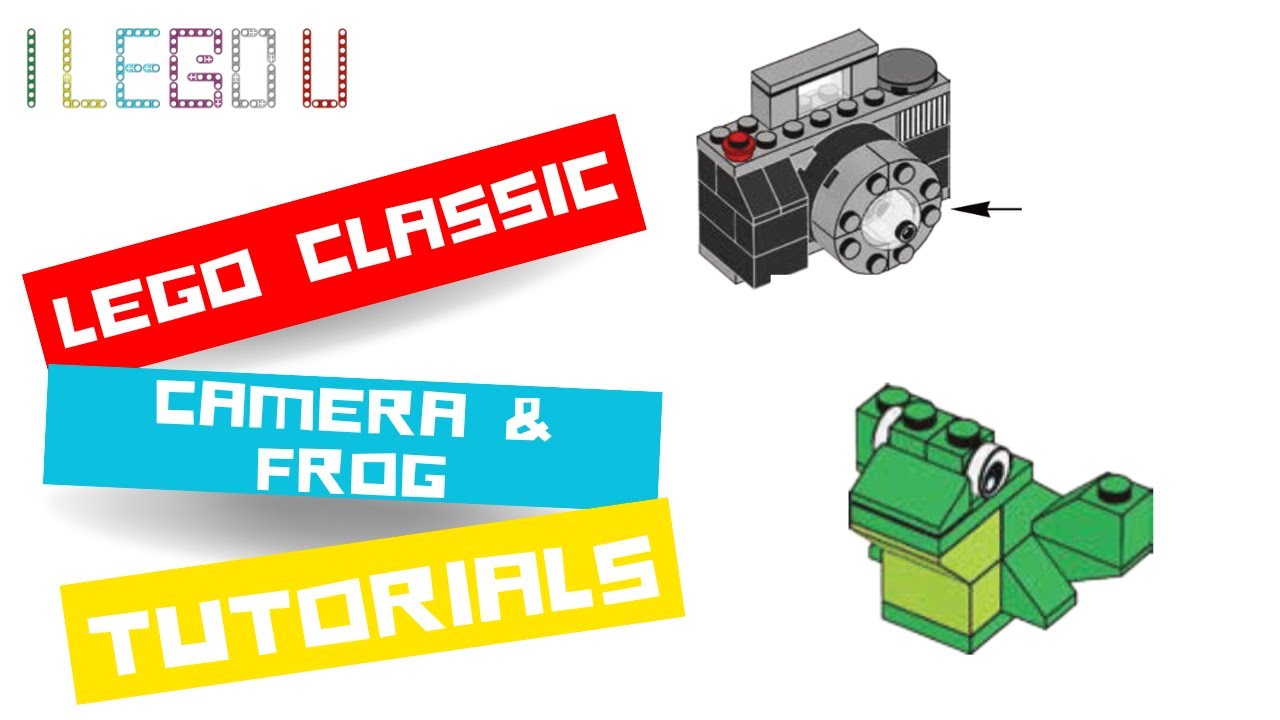 LEGO CLASSIC CAMERA & FROG Building Instructions Lego Classic CAMERA