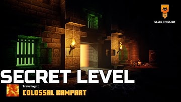 Minecraft Dungeons - Colossal Rampart Walkthrough [ Secret Mission ]