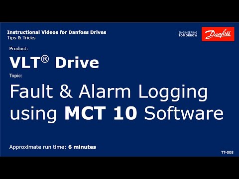 VLT® Drives: Fault & alarm logging using MCT 10 software