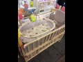 Wooden Baby Cradle Swing