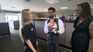 25-Year-Old 911 Operator Meets Baby She Helped Deliver Over The Phone