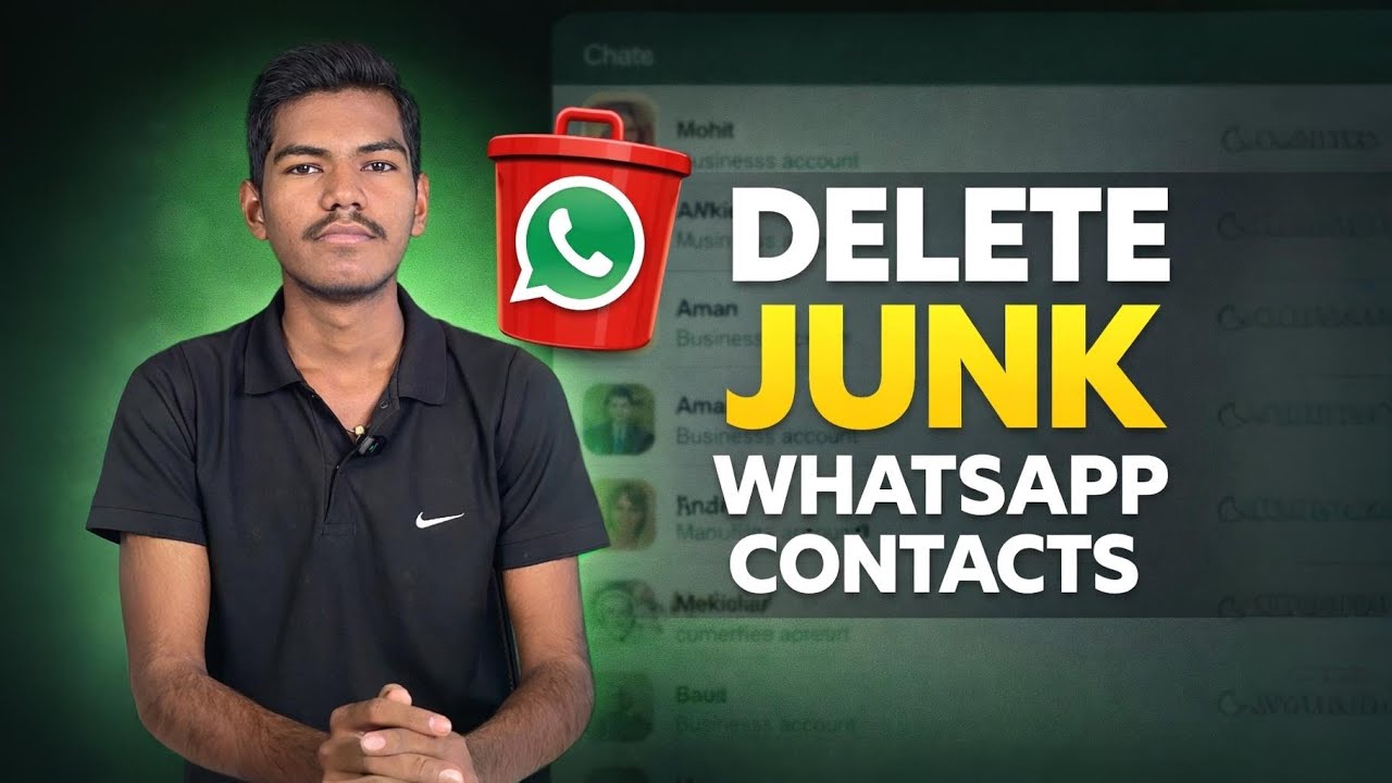 WhatsApp Mein Junk Aur Unknown Contacts Kaise Delete Kare ?🤔