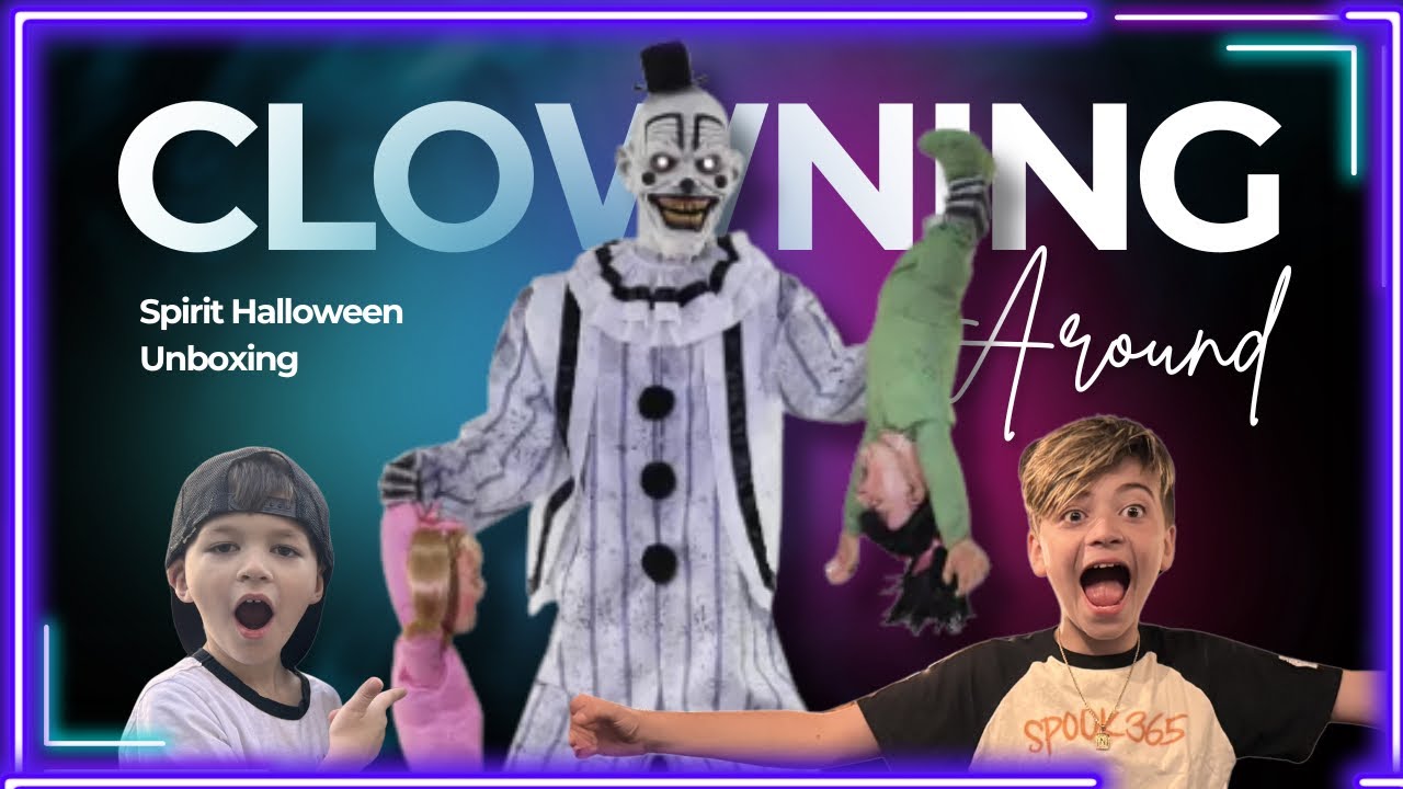 Аниматронная фигура «Клоуны» от Spirit Halloween 2026 | Распаковка + Установка + Демонстрация (2,...