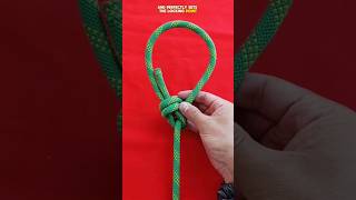 This Double Loop Locking Knot Auto-Locks Under Pressure😱