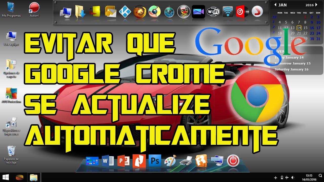 Evitar Que Google Crome Se Actualize Automaticamente YouTube