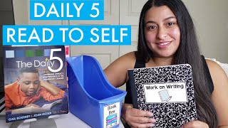 Daily 5 Read to Self