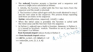 lambda method, map, reduce, filter,zip,id methods in python