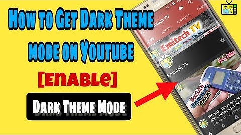 How To Get Dark Theme Mode On Youtube | Enable dark mode on youtube without Any Apps | Emitech TV