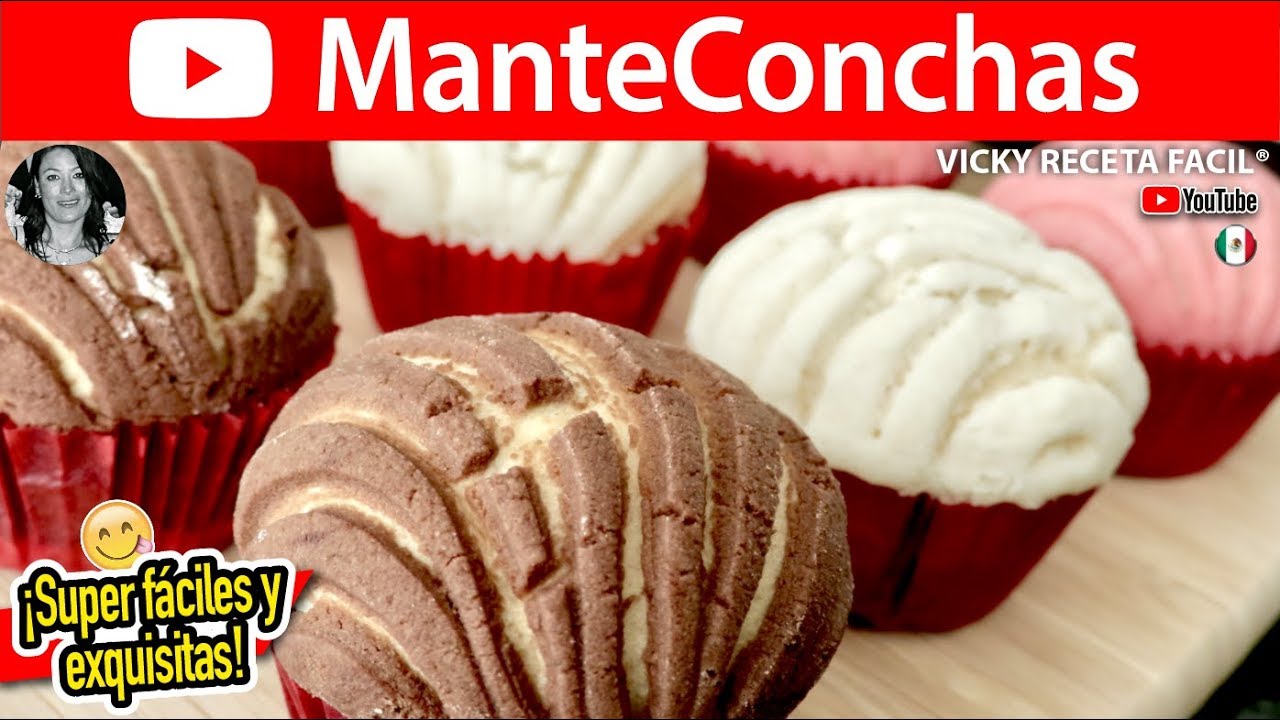 MANTECONCHAS | #VickyRecetaFacil - YouTube