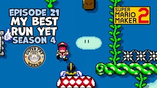 Episode 21: Pain In The Sky 🌤️ My Best Run Yet S4 E21 (No-Skip Endless Expert | Super Mario Maker 2)