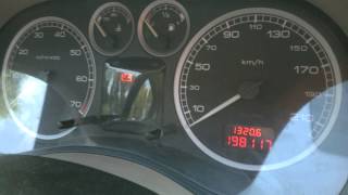 Peugeot 307 Wyłączające Się Kontrolki Podczas Uruchamiania Silnika - Youtube