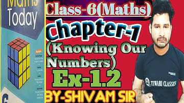 Class-6(Maths) Maths Today Chapter-1(Knowing Our Numbers) Ex-1.2 With Introduction By-Shivam Sir
