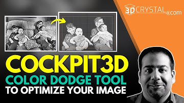 COCKPIT3D (2D to 3D) Color Dodge: Simple Tool to Optimize Your Image for Laser Engraving