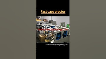 #shorts Efficient case erector-fast automatic open cardboard into box and seal-Santa Pack