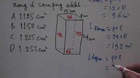 Cara Mencari Luas Permukaan Balok jika Diketahui Gambarnya