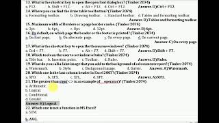 PSC, Asst. Computer Operator Timber #2074 #PartI #Quiz #computeroperator #asstcomputeroperator Profile