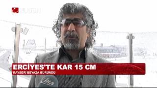 Erzuruma 10 Kasimda 10 Santi̇m Kar Yağdi