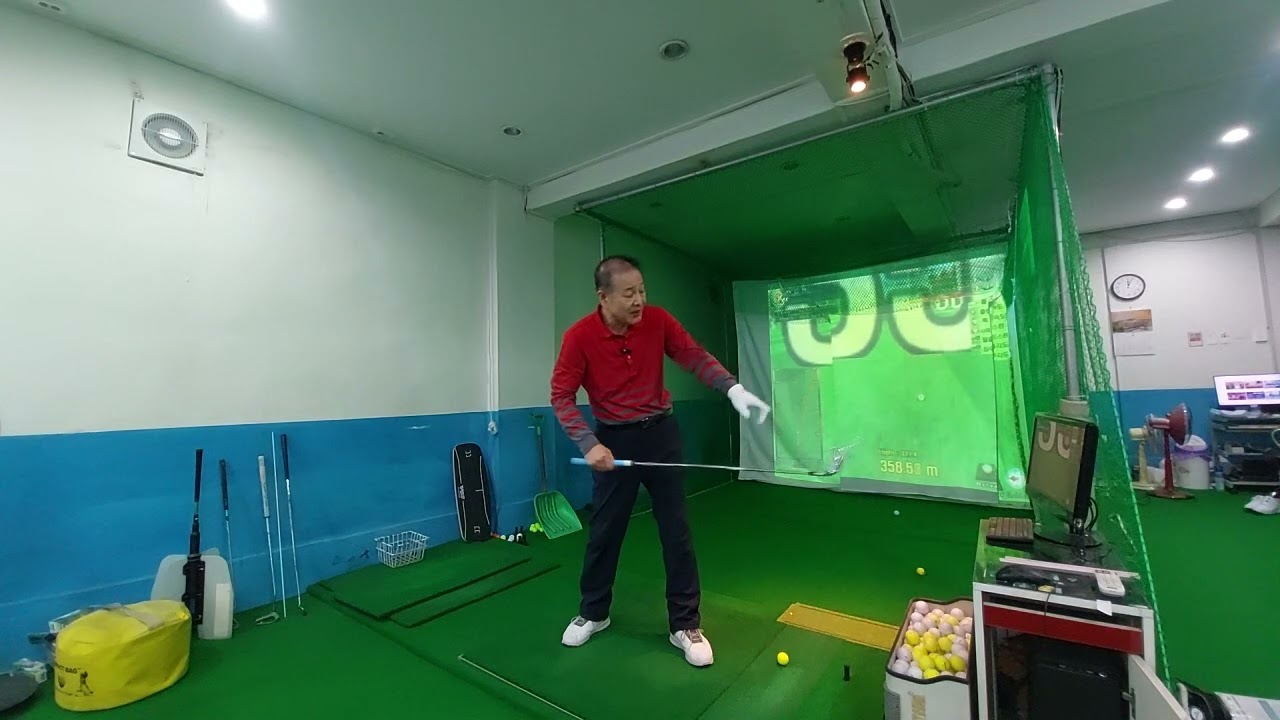 연습장과 필드 스윙이 다른 이유 , 수평면 / 지평면, 절대 지나가지 않는다, shaft 탄력