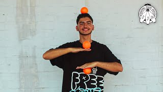 Ball juggling by Junior Castañon Mazuera from Colombia | IJA Tricks of the Month