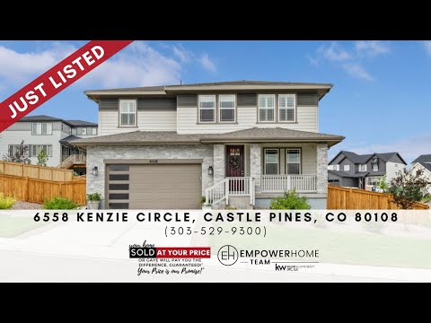 6558 Kenzie Circle, Castle Pines, CO home video tour