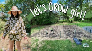 my FIRST garden in the ground!!