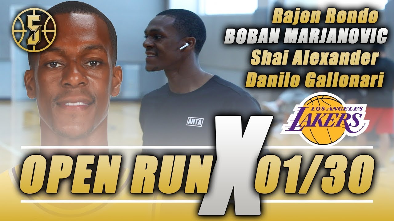 Rajon Rondo - NBA Open Run