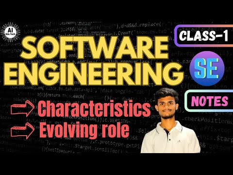 Software Engineering || Characteristics || evolving role [class-1 ...