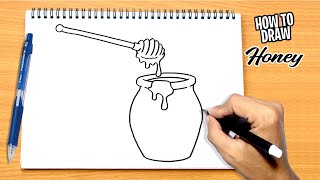 How to draw Cartoon Pot Honey