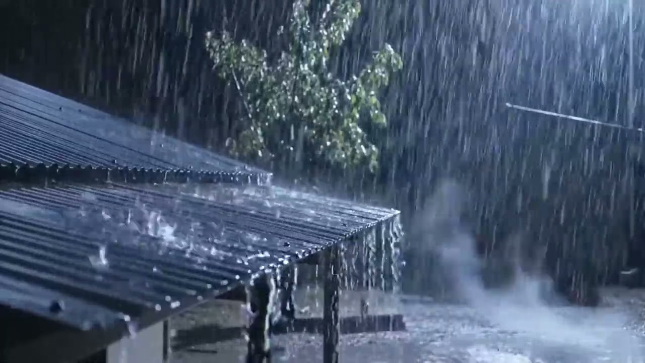 Night Rain Sounds for Deep Sleep 🌧️ Insomnia & Stress Relief