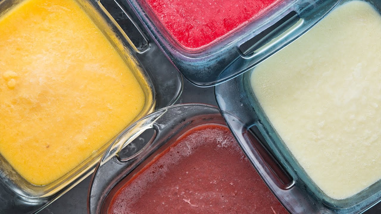 Sorbet Four Ways IN ENGLISH YouTube