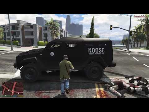 GTA 5 - Franklin's Ballas Fight + Ten Star Escape