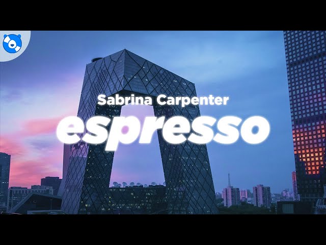 Sabrina Carpenter - Espresso (Clean - Lyrics) class=