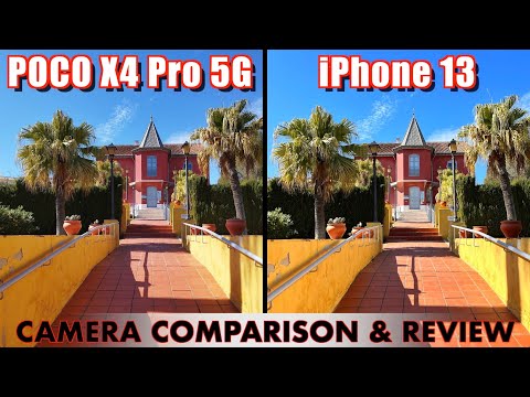 POCO X4 Pro 5G VS iPhone 13 Camera Comparison & Review