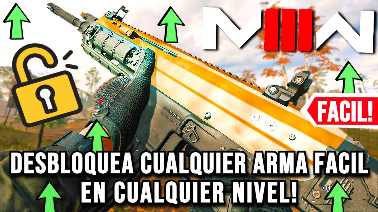 COMO DESBLOQUEAR CUALQUIER ARMA FACIL EN MODERN WARFARE 3! - YouTube