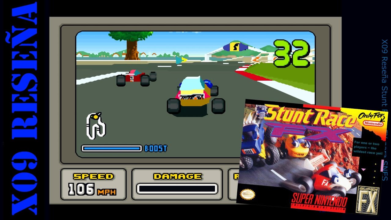 Stunt Race FX (SNES): os carros poligonais da Nintendo que se