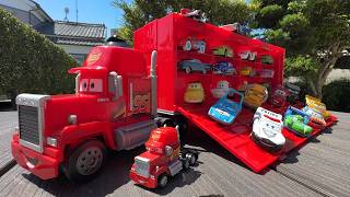 Disney Cars Tomica Mack Trailer Truck Lets Play And Store Them