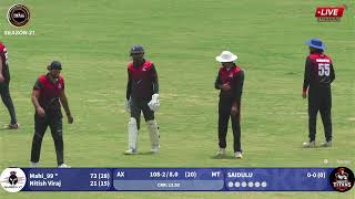 Mighty Titans V/S Amazers XI I WCL-21 I SATURDAY POOL