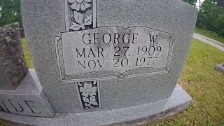 George W. Hyde Mar 27, 1909-Nov 20, 1977( Jewell L Hyde Oct 15, 1923-Apr 12, 1989#findagrave #grave