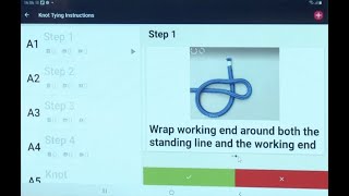 Digital work instruction tutorial 3: work flow execution on tablet