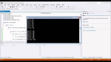 C# da iç içe for döngüsü